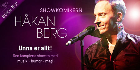 Komikern Håkan Berg underhåller